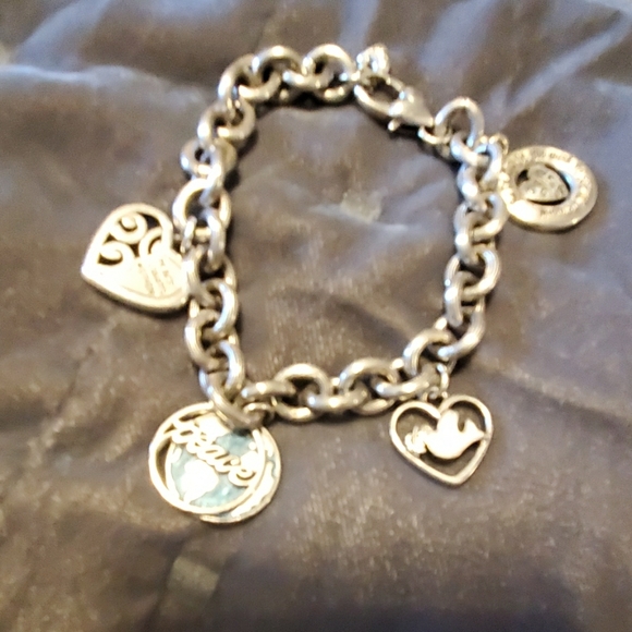 Brighton Peace&Love charm bracelet 🕊💙 - Picture 2 of 5
